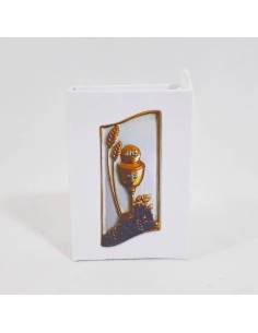 Scatolina portaconfetti comunione bomboniere a forma di libro prezzi bassi segnaposto online