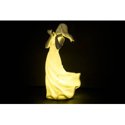 Lampada a led in porcellana MORENA