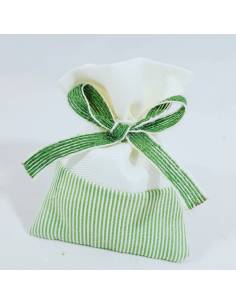 Sacchetto fai da te in cotone con fiocco in juta