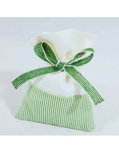 Sacchetto fai da te in cotone con fiocco in juta