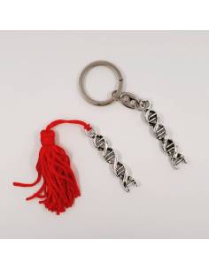 Pendente ciondolo Dna nappina rossa per confezionare bomboniere laurea biologia online