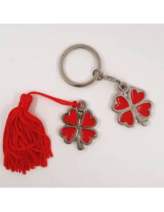 Bomboniera per laurea quadrifoglio con nappina per confezionare bomboniere FAI DA TE