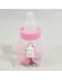 Bomboniere portaconfetti biberon nascita rosa