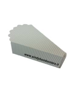 5 ASTUCCI A FORMA DI FETTA 10X3CM PORTACONFETTI FAI DA TE CONFEZIONE BOMBONIERA 2