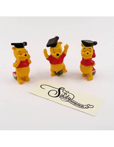 FAI DA TE WINNIE POOH laureato LAUREA tocco LIBRO DISNEY cartoni animati giurisprudenza medicina