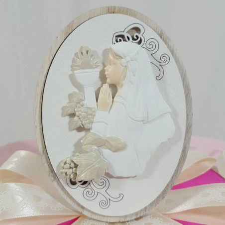 Bomboniere bimba Comunione online pendente calice quadretto bomboniera