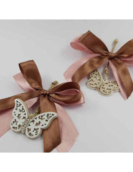 BOMBONIERE SEGNAPOSTO per cresima comunione battesimo matrimonio molletta con angioletti musicisti