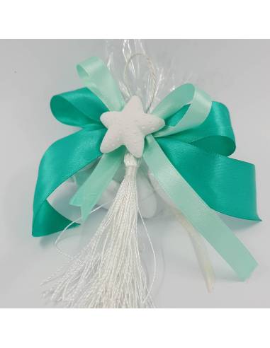 Segnaposto mare con stella marina 2 pezzi profumata bigliettino ringraziamento