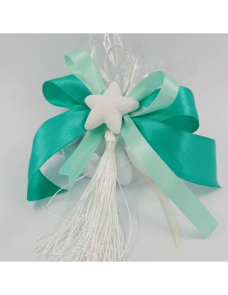 Segnaposto mare con stella marina 2 pezzi profumata bigliettino ringraziamento