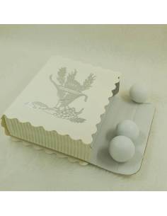 libro portaconfetti Comunione personalizzato con nome in legno 2