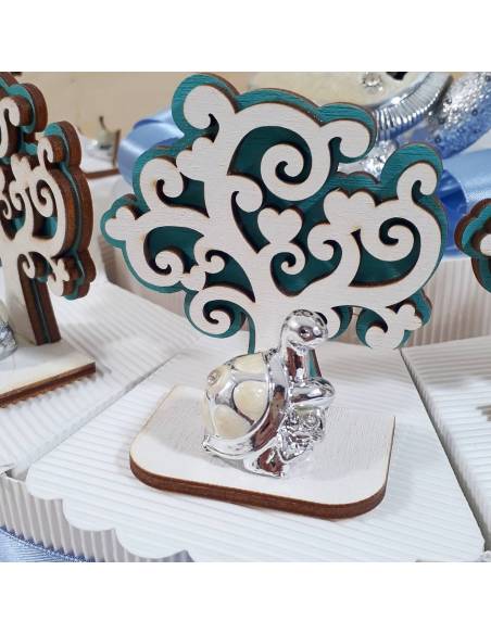 TORTA BOMBONIERE COCCINELLA fiore SPEDIZIONE INCLUSA  bimbo battesimo nascita