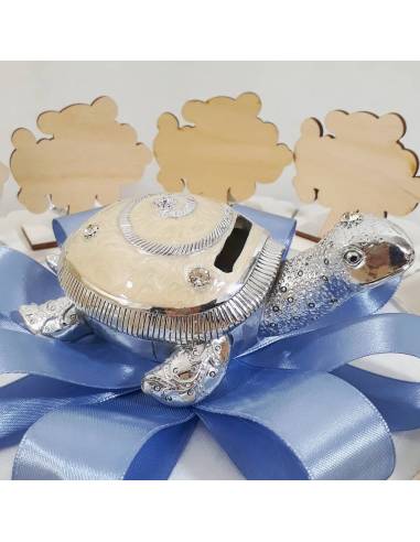 TORTA BOMBONIERE COCCINELLA fiore SPEDIZIONE INCLUSA  bimbo battesimo nascita