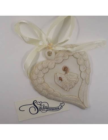 Ciondolo ali d'Angelo per ricordo della Santa Cresima|Sindy Bomboniere