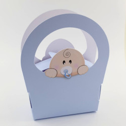 Portaconfetti nascita bimbo|Bomboniere Nascita|Sindy Bomboniere|