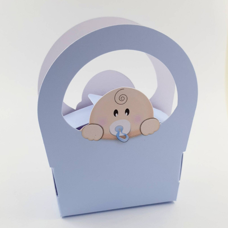 Portaconfetti nascita bimbo|Bomboniere Nascita|Sindy Bomboniere|