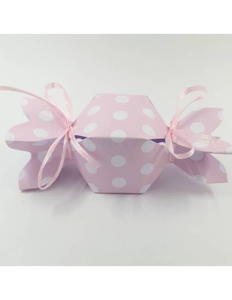 Portaconfetti nascita rosa per bimba