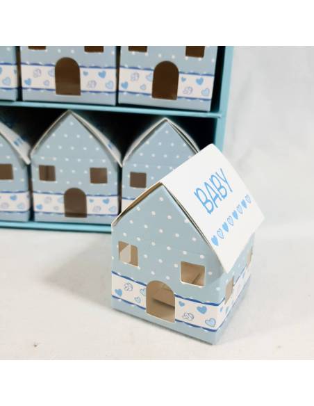Portaconfetti scatoline bomboniere nascita maschietto