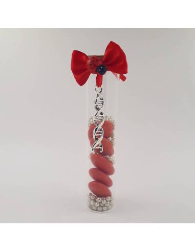 Provetta per laurea con DNA