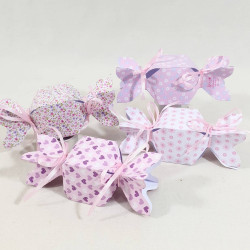 Scatoline portaconfetti a forma di caramelle|Bomboniere Nascita|Sindy|