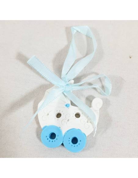 Bomboniere nascita bimbo pendente carrozzina