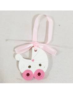 Bomboniere nascita per bimba carrozzina rosa|Bomboniere nascita|Sindy|