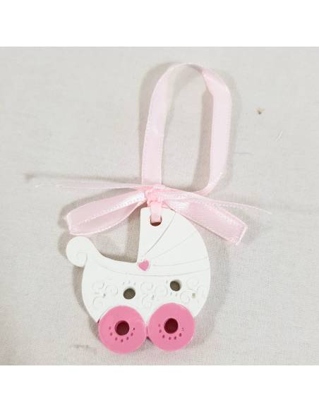 Bomboniere nascita per bimba carrozzina rosa|Bomboniere nascita|Sindy|