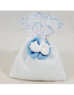 Bomboniere nascita sacchetto per maschietto