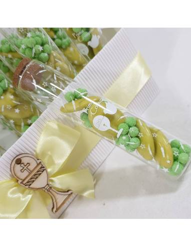Portaconfetti Comunione provetta bomboniere