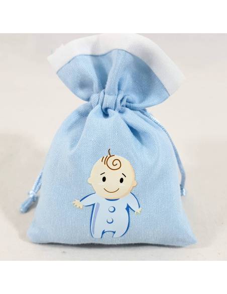 Portaconfetti azzurro per nascita bimbo|Bomboniere Nascita|Sindy Bomboniere