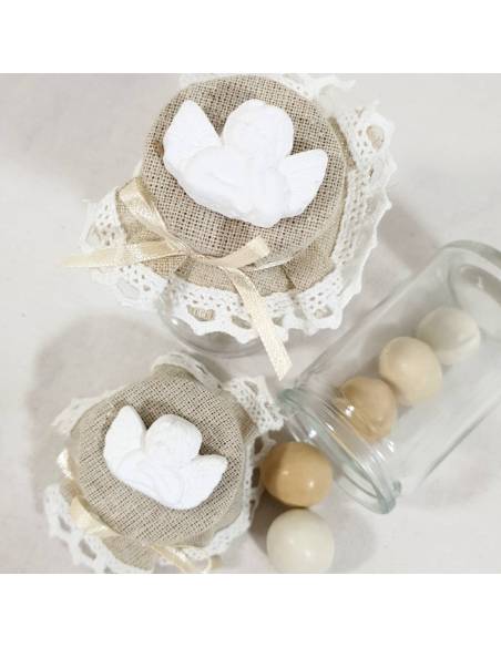 bomboniere portaconfetti comunione dettaglio Angelo