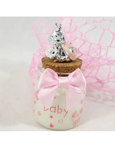 Bomboniere Battesimo per bimba, candela profuma coccinella|SindyBomboniere|