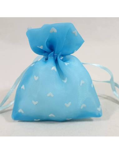 Sacchettino celeste per nascita maschietto