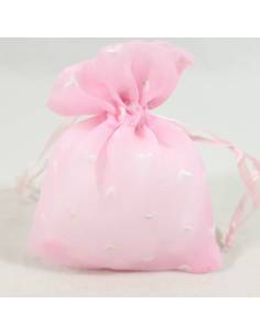 Sacchettino nascita bimba rosa, delicato e particolare|Bomboniere Nascita|