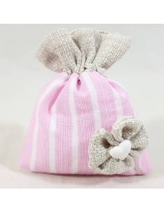 Sacchetto in cotone nascita bimba|Bomboniere Nascita|SindyBomboniere|