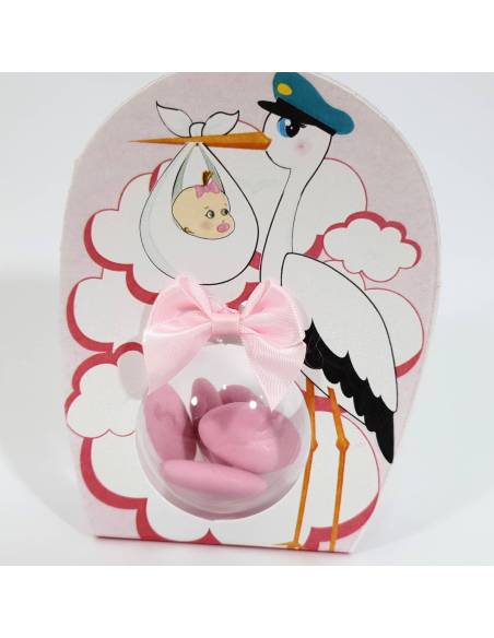 scatolina portaconfetti nascita bimba