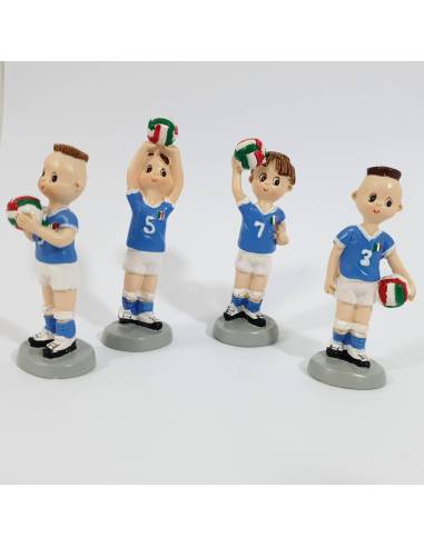 Statuette pallavolo bambino per realizzare bomboniere fai da te