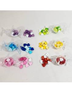 Scatolina portaconfetti nascita caramella plexiglass