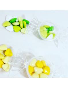 Scatolina portaconfetti nascita caramella plexiglass 2