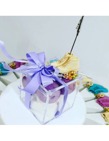 torta bomboniere pattini su ghiaccio calamita