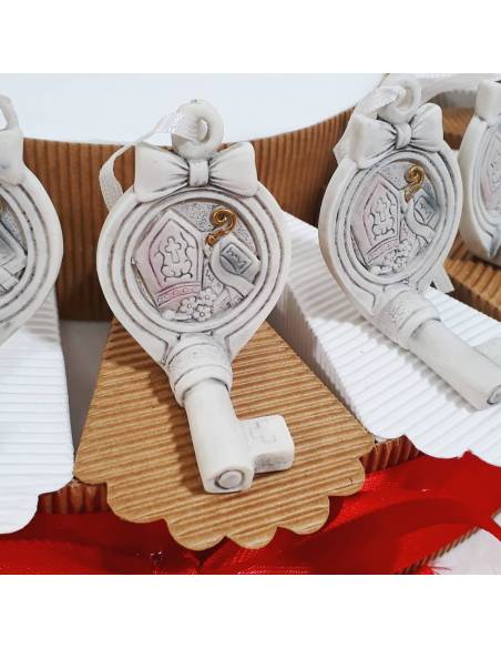 Torta Bomboniera Cresima per bambina o bambino ,Chiavi|Sindy Bomboniere|