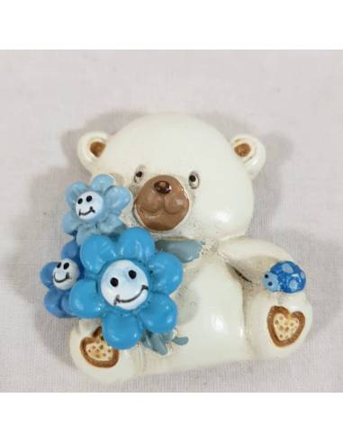 Calamita orsetto per bomboniere battesimo bimbo
