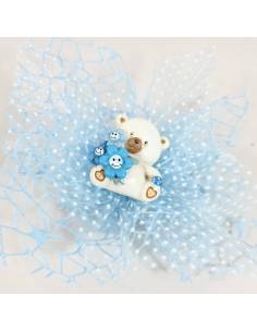 Calamita orsetto pe bomboniere battesimo maschietto