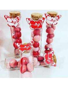 Bomboniere comunione farfalle portaconfetti in vetro