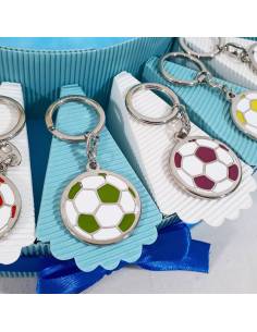 Torta porta bomboniere con pallone portachiavi colorati bimbo nascita cresima comunione 2