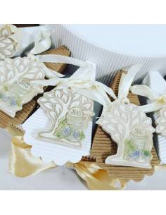 Per la Comunione torta bomboniera Albero della Vita, delicata ed originale 2