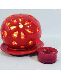 bomboniere cresima pumo palla traforato portatealight yankee candle