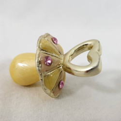 Bomboniere nascita economiche, ciuccio bimba