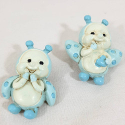 Bomboniere nascita bimbo calamita coccinella