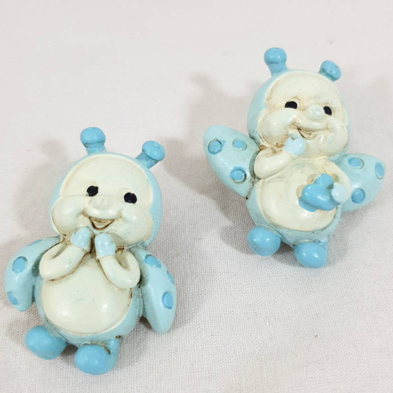 Bomboniere nascita bimbo calamita coccinella