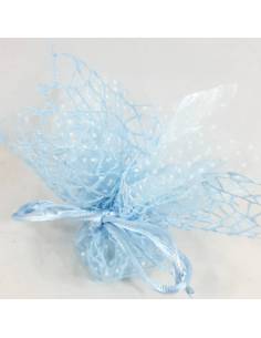 Sacchetto portaconfetti bomboniera nascita bimbo